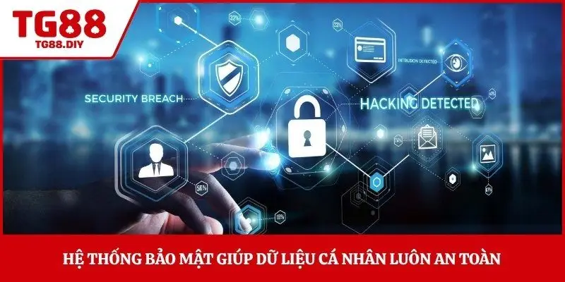 Hệ thống bảo mật giúp dữ liệu cá nhân luôn an toàn 